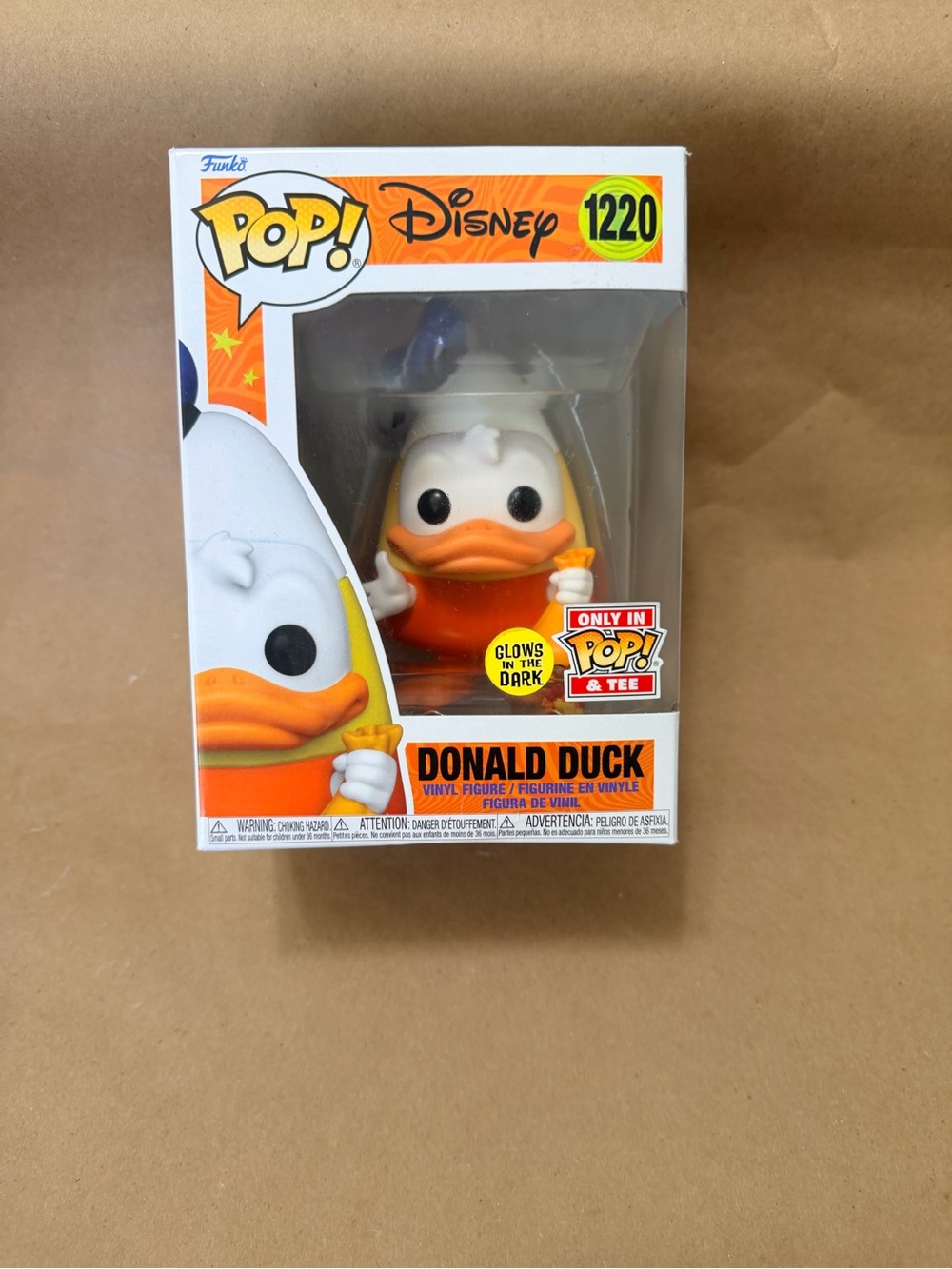Funko Pop! Donald Duck - White & Orange Glow Variant